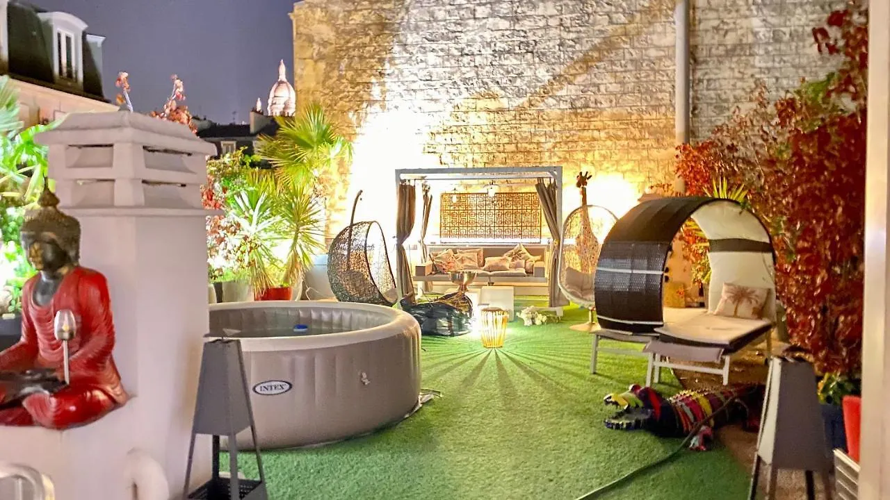 Luxury Flat With Private Rooftop - Paris 18 Апартаменты