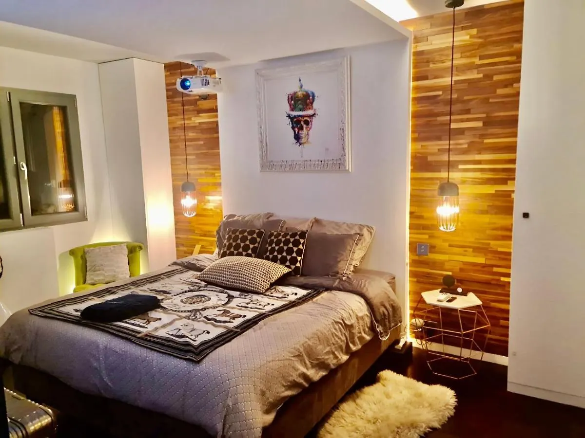 Luxury Flat With Private Rooftop - Paris 18 דירה